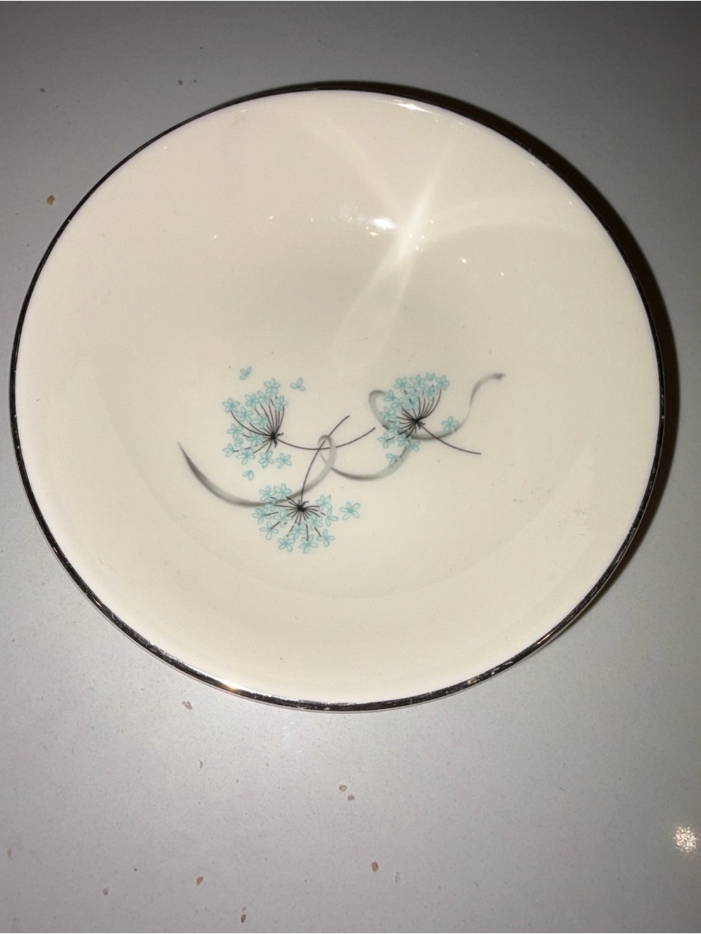 Set Of 4 vintage bowl in the "Blue Lace" pattern by Taylor, Smith & Taylor